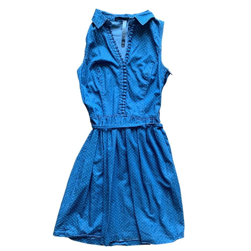 Kenzie Denim Button Down Dress | Midi Dress | Small